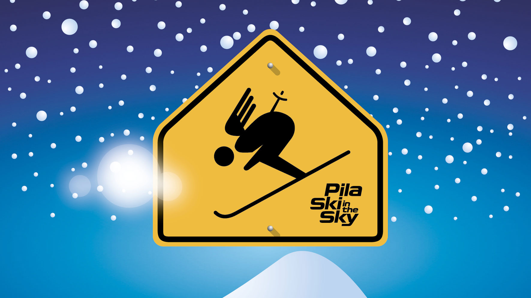 Pila. Ski in the Sky